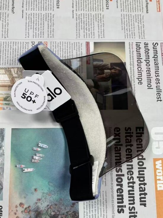 ? Alo Yoga ☀️Airlift Solar Visor Lilac Blue Tennis Golf Cap main image 2